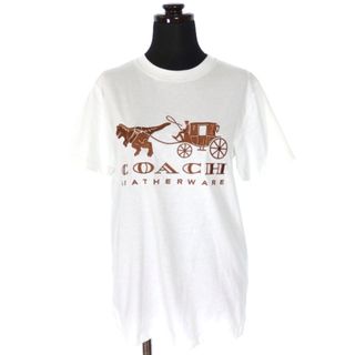 ★新品★COACH(コーチ)レディース半袖Tシャツホワイトサイズ選択可！