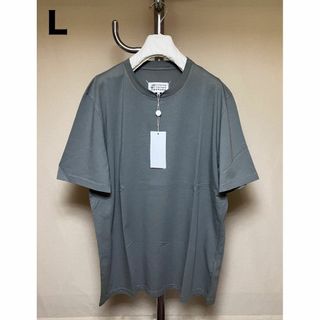 マルタンマルジェラ(Maison Martin Margiela)の新品 L 23ssマルジェラ オーガニックコットン Tシャツ グレー 5194(Tシャツ/カットソー(半袖/袖なし))