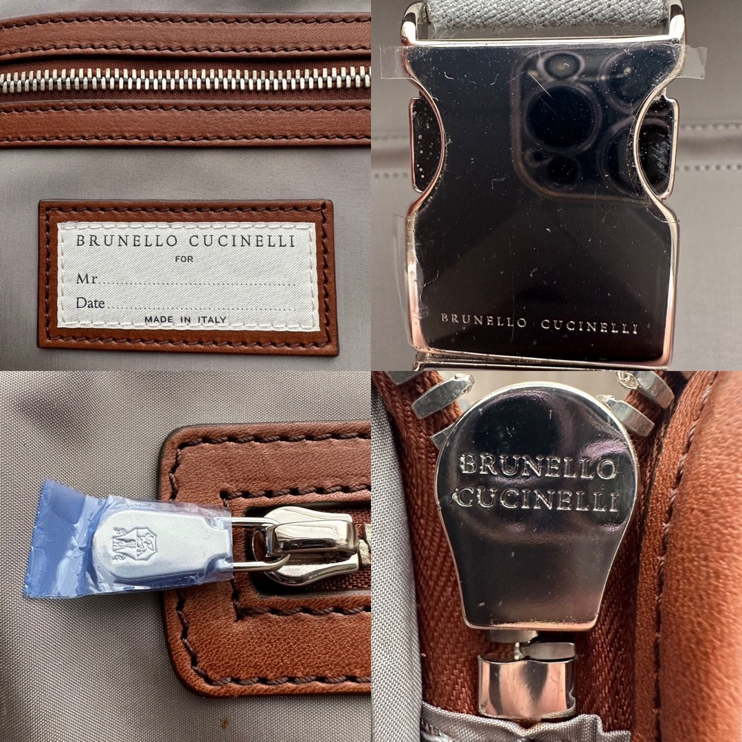 BRUNELLO CUCINELLI(ブルネロクチネリ)の定価90,6万 BRUNELLO CUCINELLI スーツケース レザー メンズのバッグ(トラベルバッグ/スーツケース)の商品写真