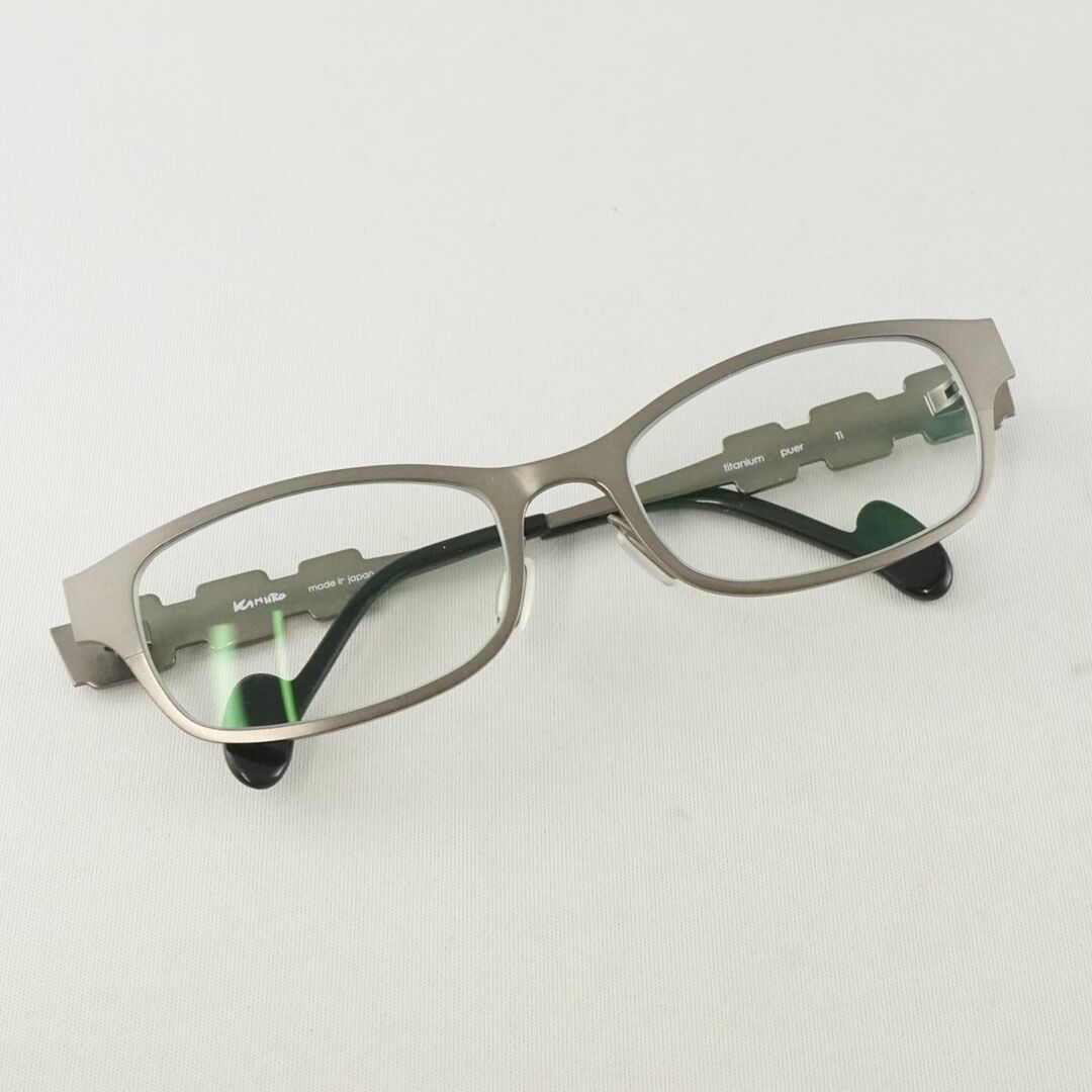 眼鏡 KAMURO カムロ USED美品 Puer スクエア 日本製 KR X4805の通販 by