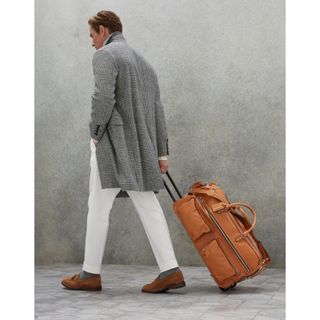 定価98,8万 BRUNELLO CUCINELLI カウハイド キャリーバッグ - トラベル