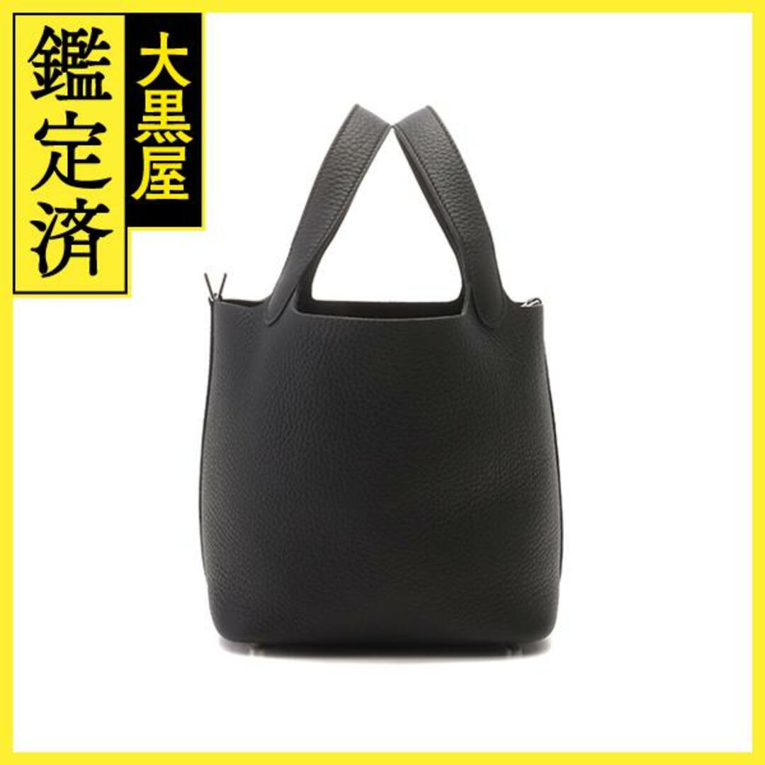 HERMES - エルメス　ピコタンロックPM　ブラック/SV　トリヨン　B刻印　【432】