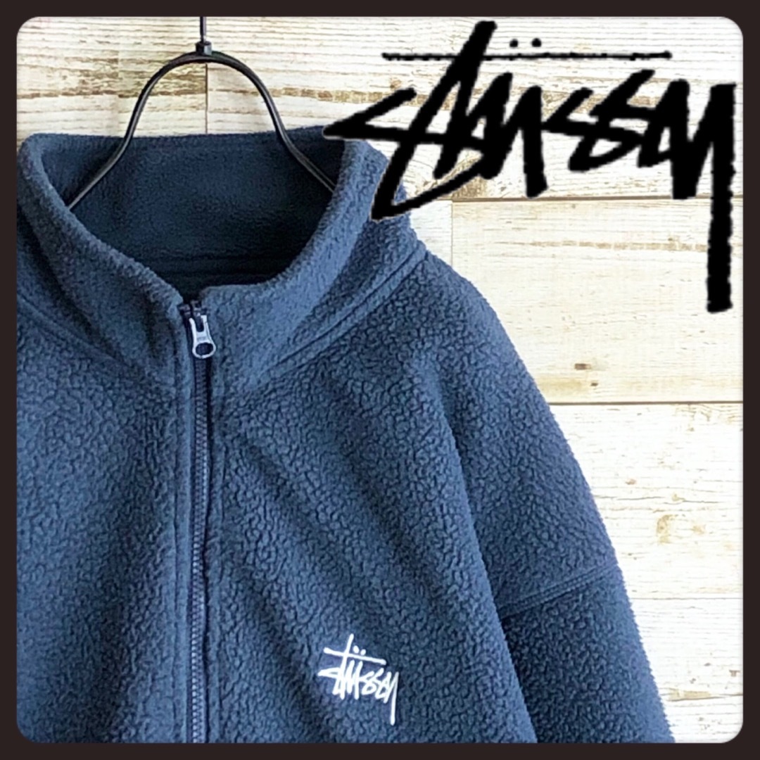 stussy ステューシー　ボアハーフジップ