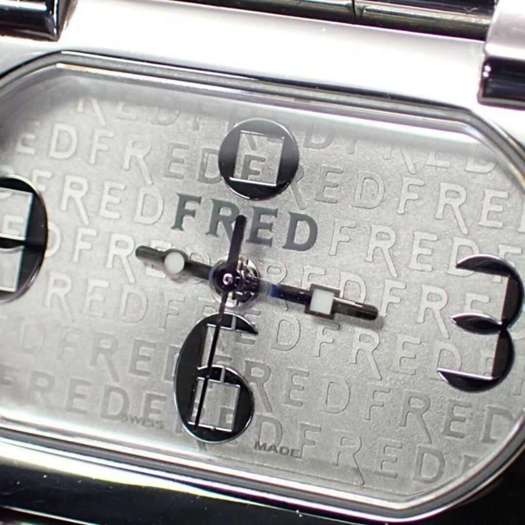 FRED - 稼働品☆FRED フレッド FD012110 ムーブワン シルバー 腕時計の