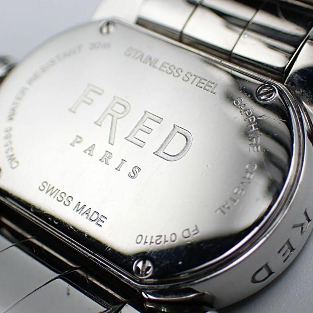 FRED - 稼働品☆FRED フレッド FD012110 ムーブワン シルバー 腕時計の