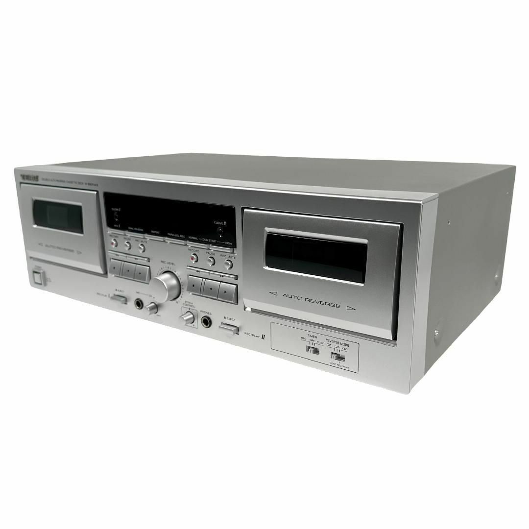 優良動作品 TEAC ダブルオートリバースカセットデッキ W-890RMK2-S