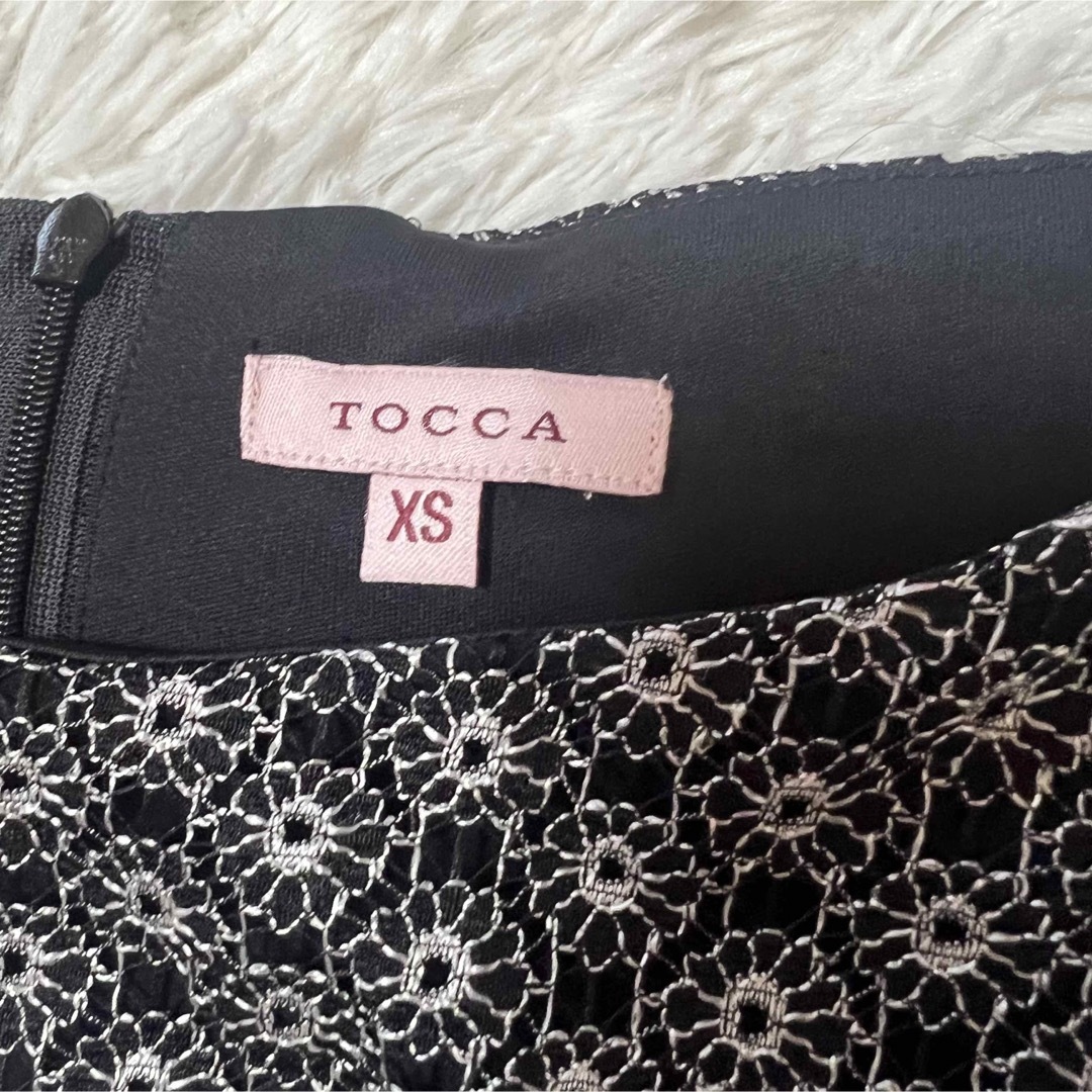 TOCCA(トッカ)の【SALE】TOCCA 美品　花柄ワンピース　ブラック　エムズグレイシー　トッカ レディースのワンピース(ひざ丈ワンピース)の商品写真