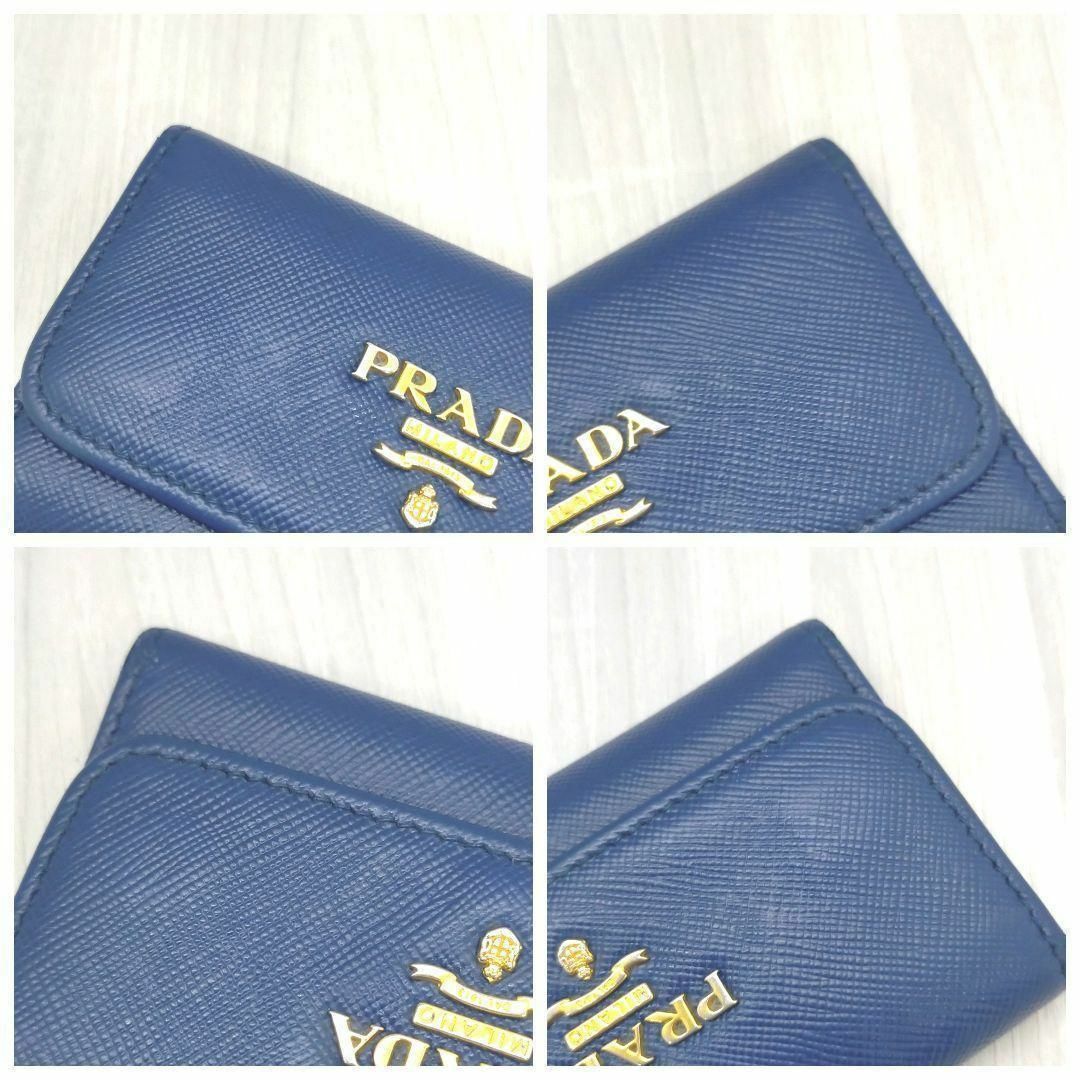 PRADA(プラダ)の✨美品✨ プラダ PRADA キーケース ５連 サフィアーノ 青 ブルー レディースのファッション小物(キーケース)の商品写真