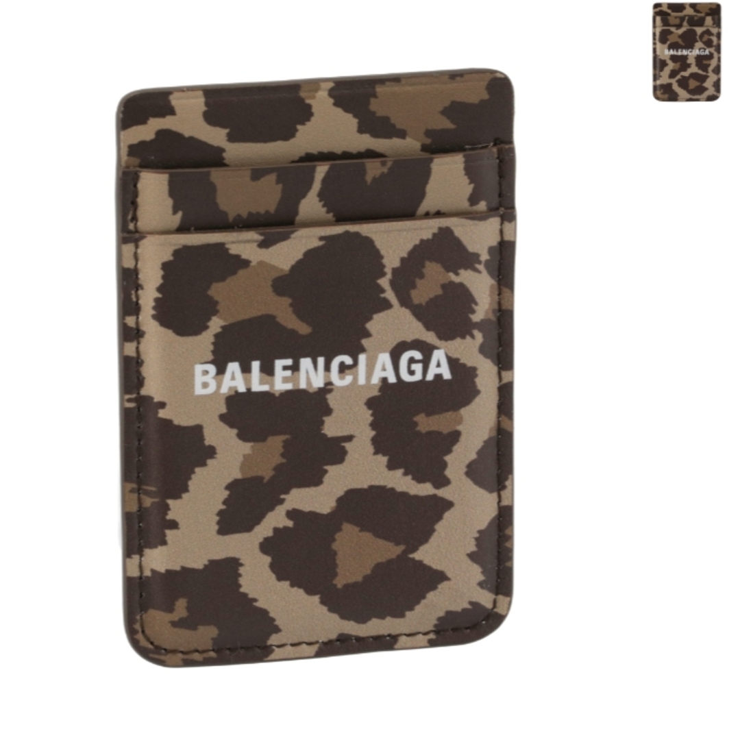 バレンシアガ BALENCIAGA カードケース CASH カードポケット マグネット式 スマホポケット カードホルダー 2023年秋冬新作 675835 2AAMR