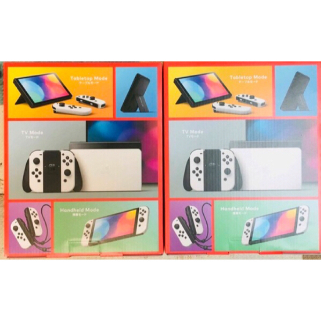 Nintendo Switch(ニンテンドースイッチ)の即日発送★ 新品未開封品Nintendo Switch有機EL 2台　ホワイト  エンタメ/ホビーのゲームソフト/ゲーム機本体(家庭用ゲーム機本体)の商品写真