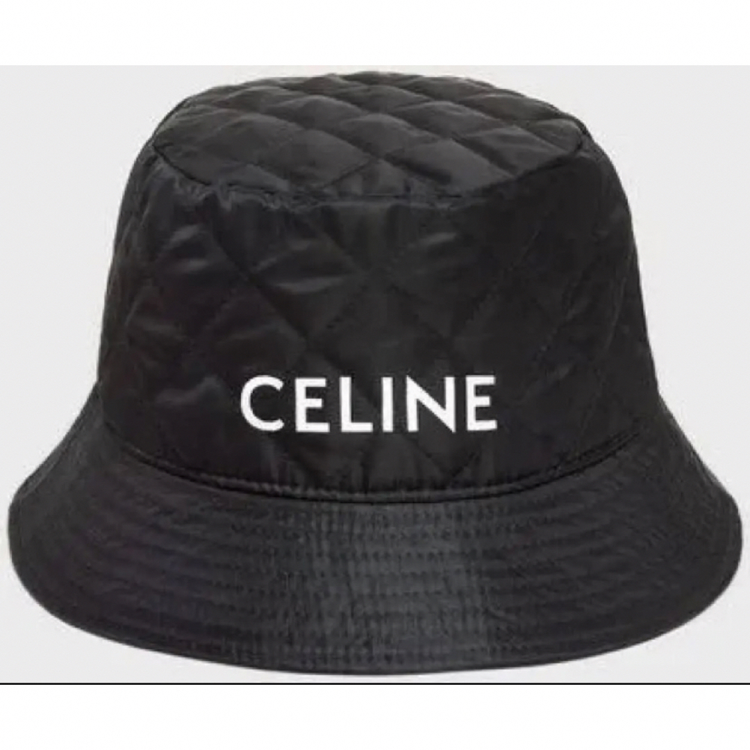celine - 【CELINE 】セリーヌ バケットハット ブラックLサイズ!未