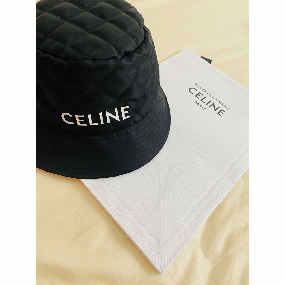 celine - 【CELINE 】セリーヌ バケットハット ブラックLサイズ！未 