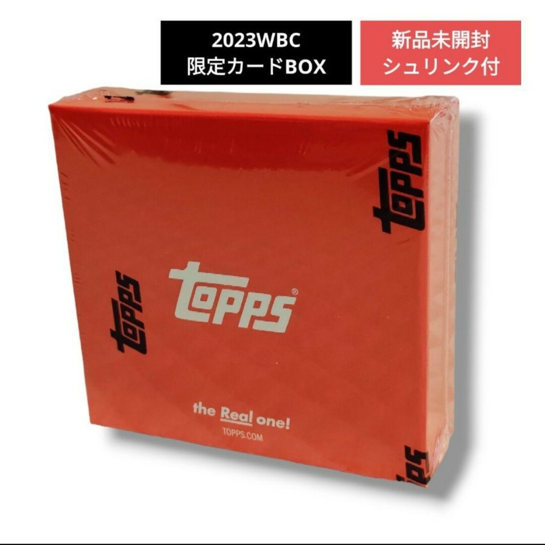 【新品未開封/限定】TOPPS WBC 侍ジャパン カード 完全受注 BOX