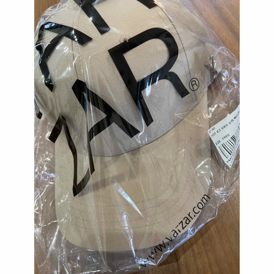 新品 VARZAR 563キャップ バザール ベージュ レディースの帽子(キャップ)の商品写真