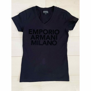 アルマーニ(Emporio Armani) Tシャツ(レディース/半袖)（Vネック）の