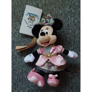 ディズニー(Disney)の【Disney】　ミニーちゃん　ぬいぐるみ　キーチェーン付き(ぬいぐるみ)