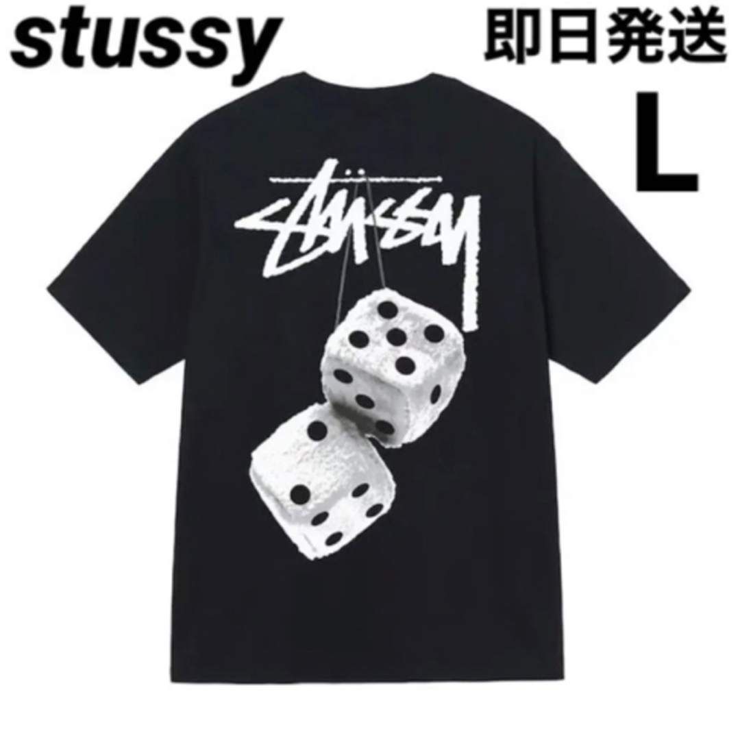 新品未使用 ステューシー ダイス サイコロ Tシャツ L 黒 ·11