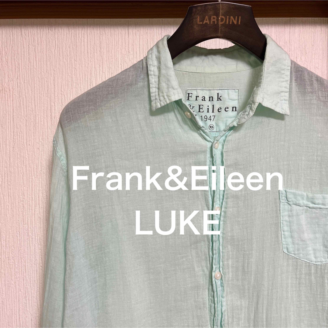 【RonHerman取扱】Frank\u0026Eileen シワ加工シャツ