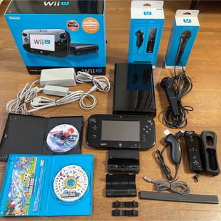 ウィーユー(Wii U)の✨WiiU プレミアムセット 32GB　Black(家庭用ゲーム機本体)