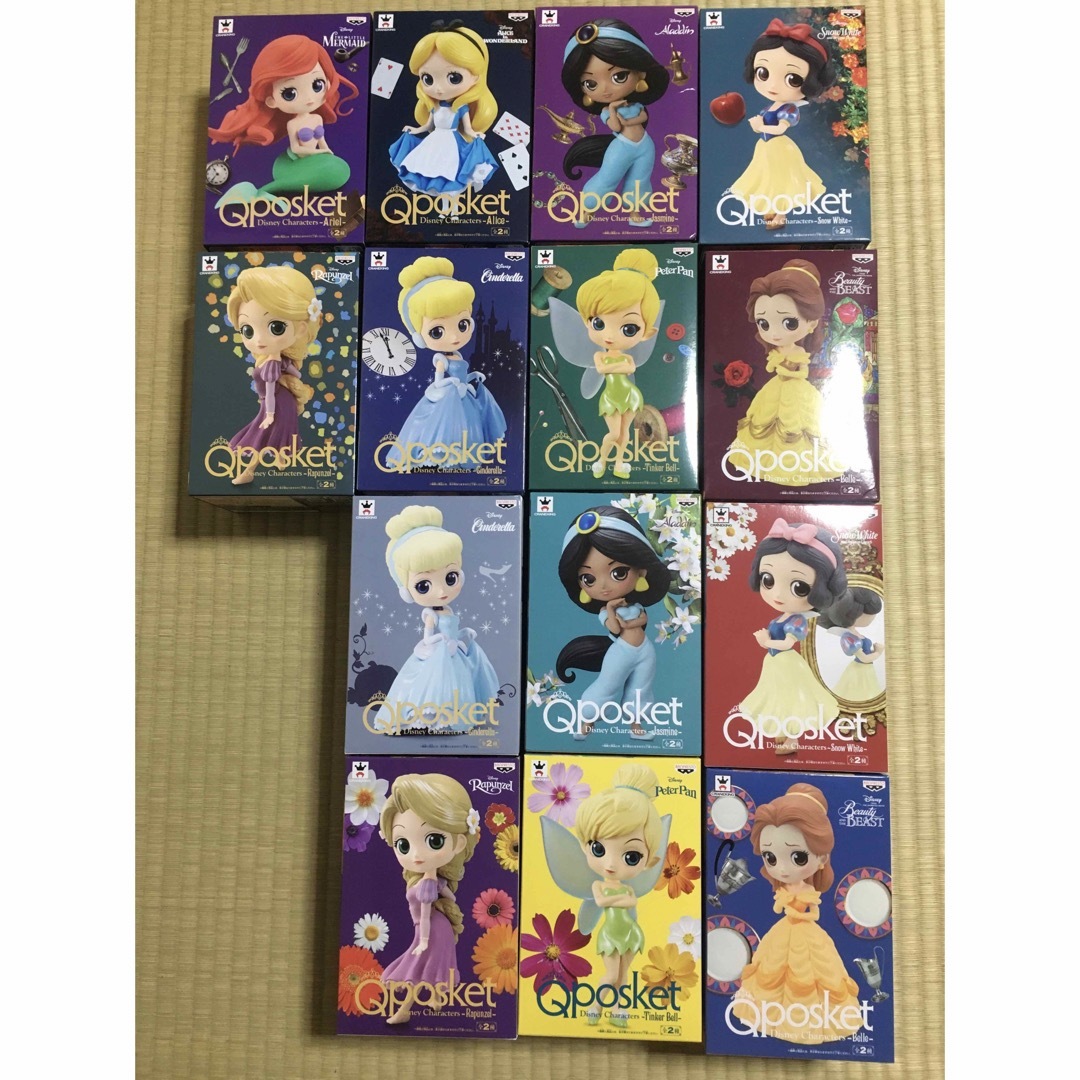 Qposket Disney 新品 ディズニー フィギュア アリエル アリス