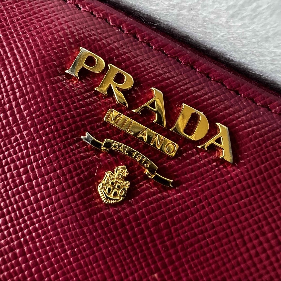 PRADA(プラダ)のPRADA プラダ サフィアーノ　長財布　ピンク　正規品　財布　IBISCO  レディースのファッション小物(財布)の商品写真