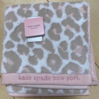 ケイトスペードニューヨーク(kate spade new york)のケイトスペード　レオパード　ハンカチ　kate spade(ハンカチ)