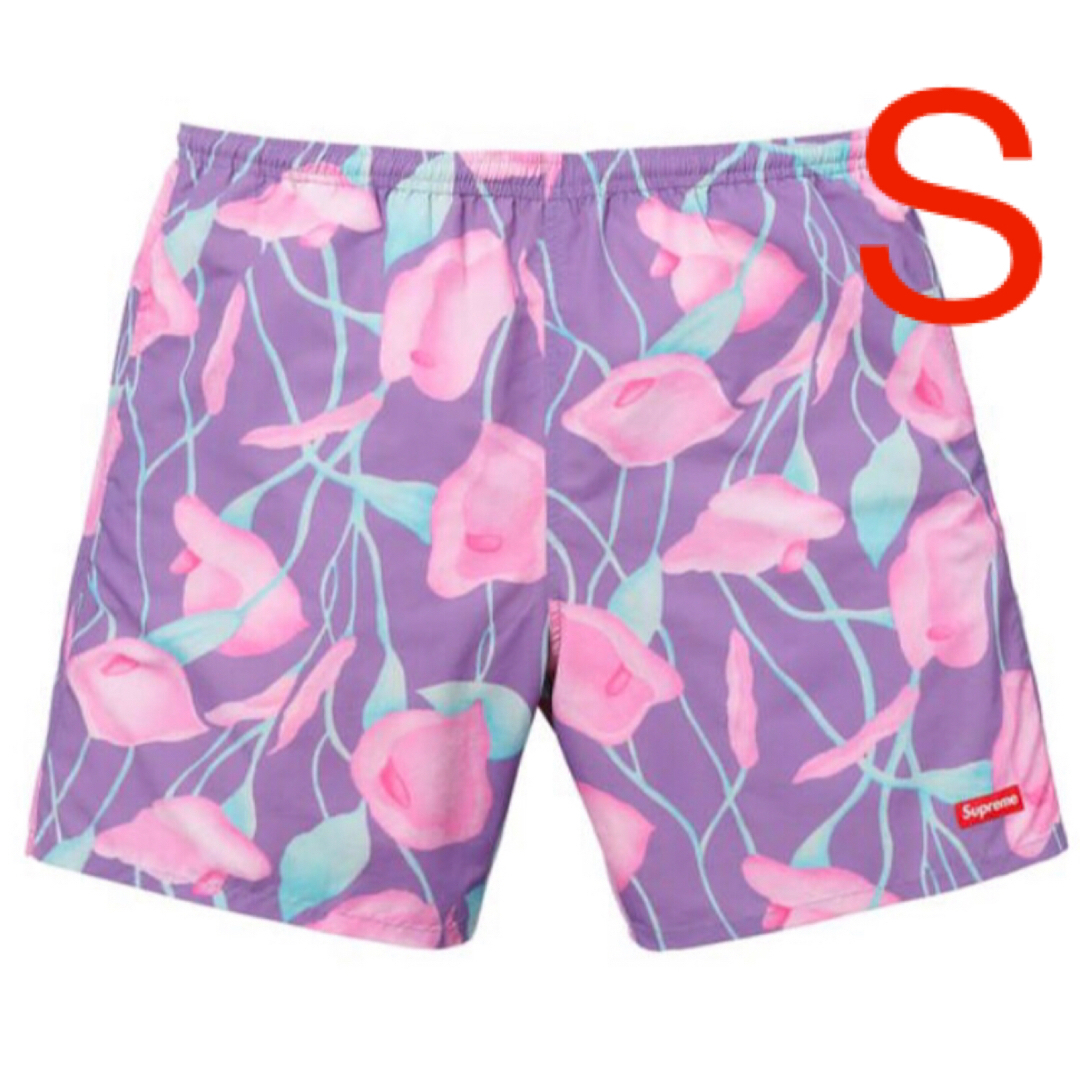 Supreme(シュプリーム)のS Supreme Nylon Water Short ユリ 海パン 紫 百合 メンズの水着/浴衣(水着)の商品写真