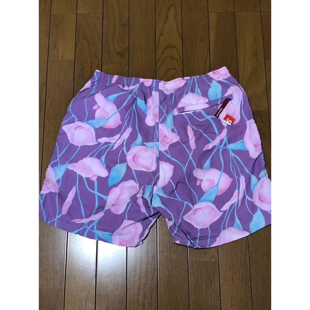 S Supreme Nylon Water Short ユリ 海パン 紫 百合 | www.fleettracktz.com