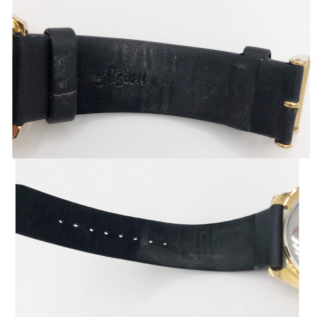 ALBA(アルバ)の〇〇ALBA アルバ Fusion 腕時計 AFSM403 ブラック x ゴールド レディースのファッション小物(腕時計)の商品写真