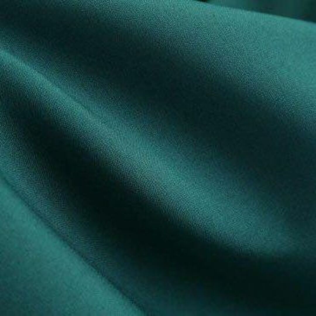 新品☆腰リボン付き♪胸元レースふんわりワンピース　グリーン　ＸＬ レディースのワンピース(ひざ丈ワンピース)の商品写真