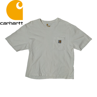 カーハート(carhartt)のcarhartt ホワイト ヘビーウェイト ポケット 半袖Tシャツ(Tシャツ/カットソー(半袖/袖なし))