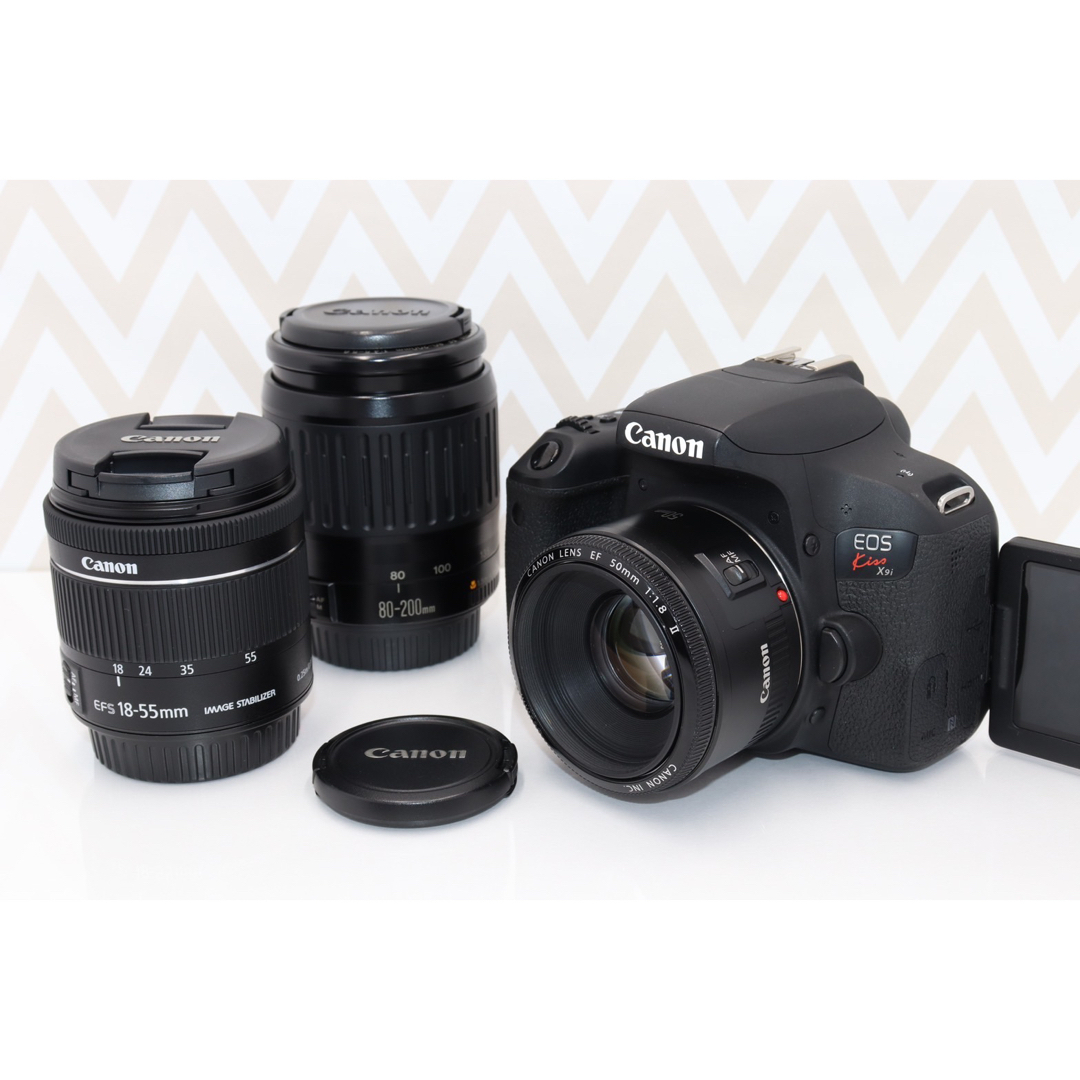 Canon - ⭐️レンズ3本⭐️キャノン Canon EOS KISS X9i⭐️の通販 by