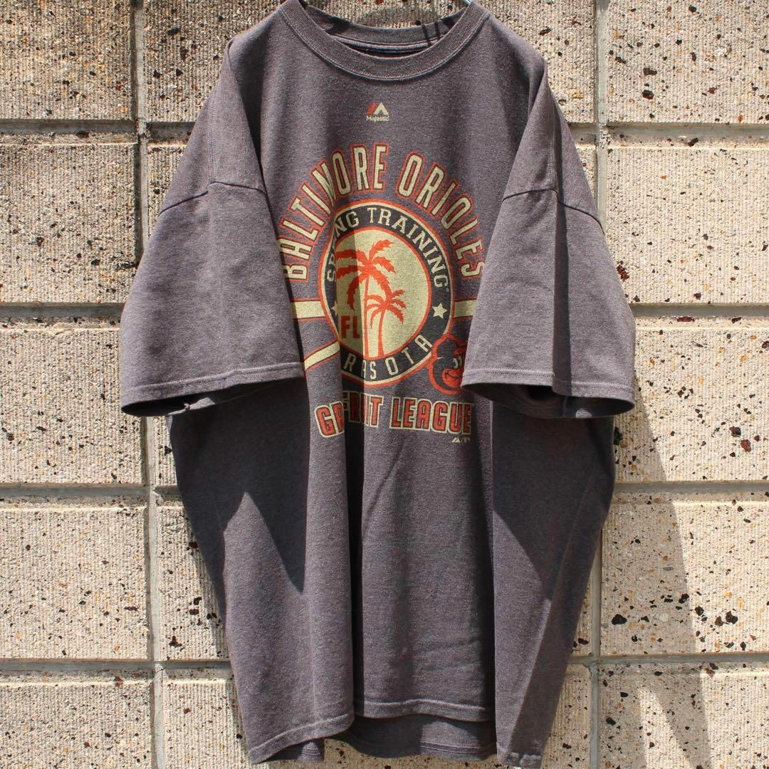 Majestic(マジェスティック)のSPRING TRAINING☆SARASOTA オリオールズ 古着 Tシャツ メンズのトップス(Tシャツ/カットソー(半袖/袖なし))の商品写真