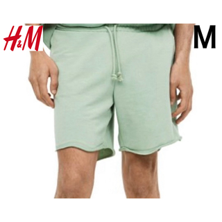 エイチアンドエム(H&M)の新品 H&M 切りっぱなし カットオフ スウェット ショートパンツ M(ショートパンツ)