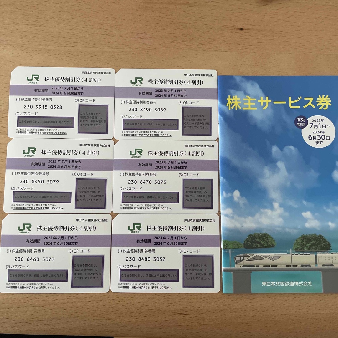 JR東日本株主優待割引券（4割引） - その他