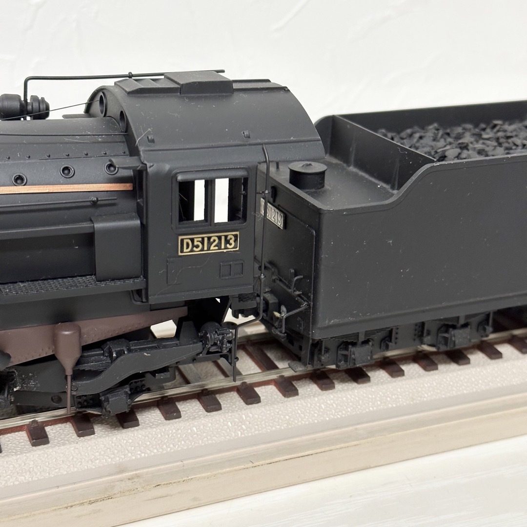 ★2270 鉄道模型 D51213 汽車 フィギュア 1/42 蒸気機関車 3