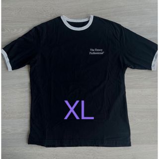 ENNOY エンノイ　リンガー　TEE Tシャツ　黒　XL