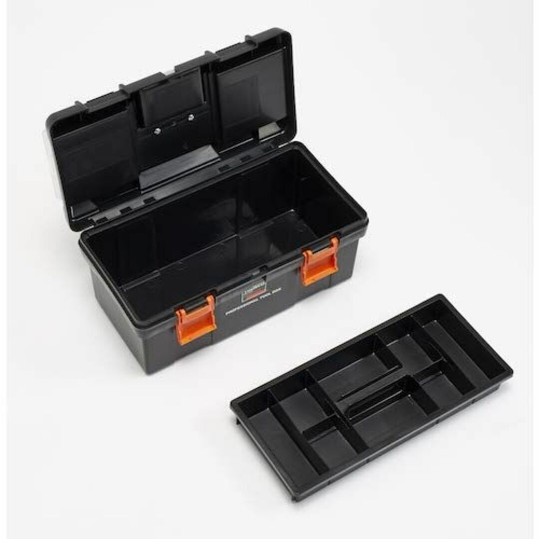 【色: ブラック/オレンジ】TRUSCOトラスコ プロツールボックス 工具箱 T