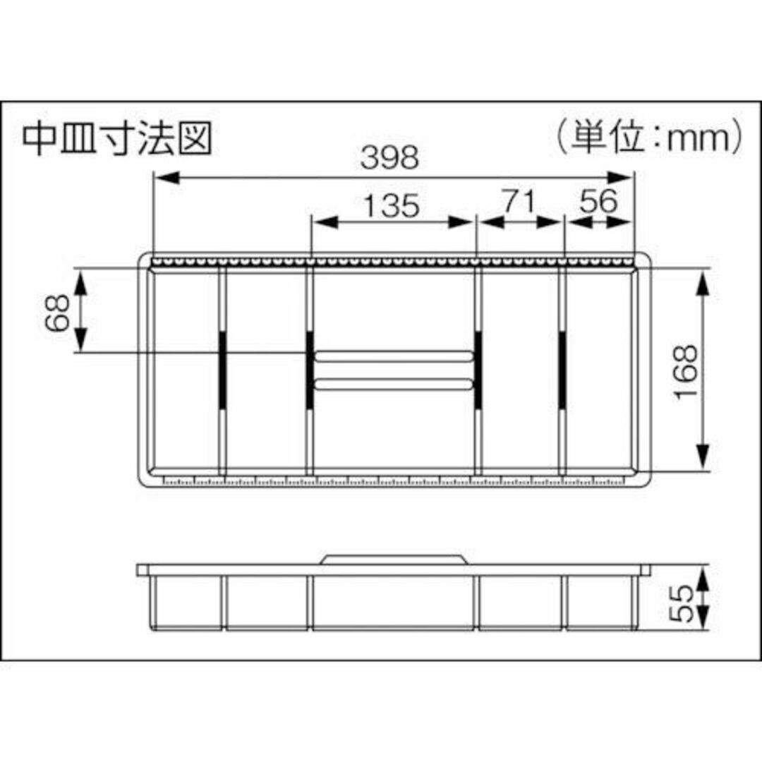 【色: ブラック/オレンジ】TRUSCOトラスコ プロツールボックス 工具箱 T