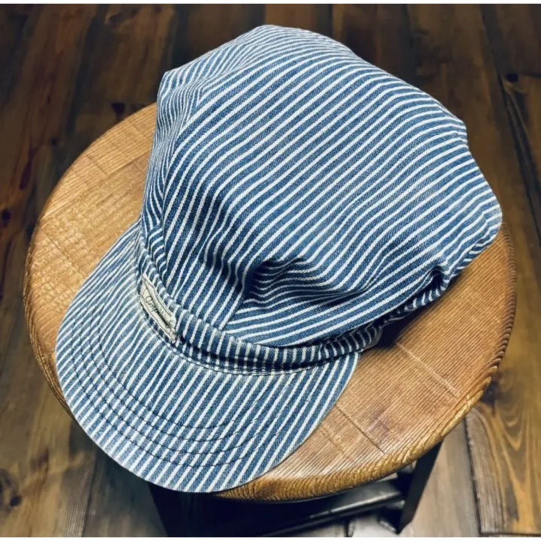 60s KEY Imperial Hickory Stripe Work Cap