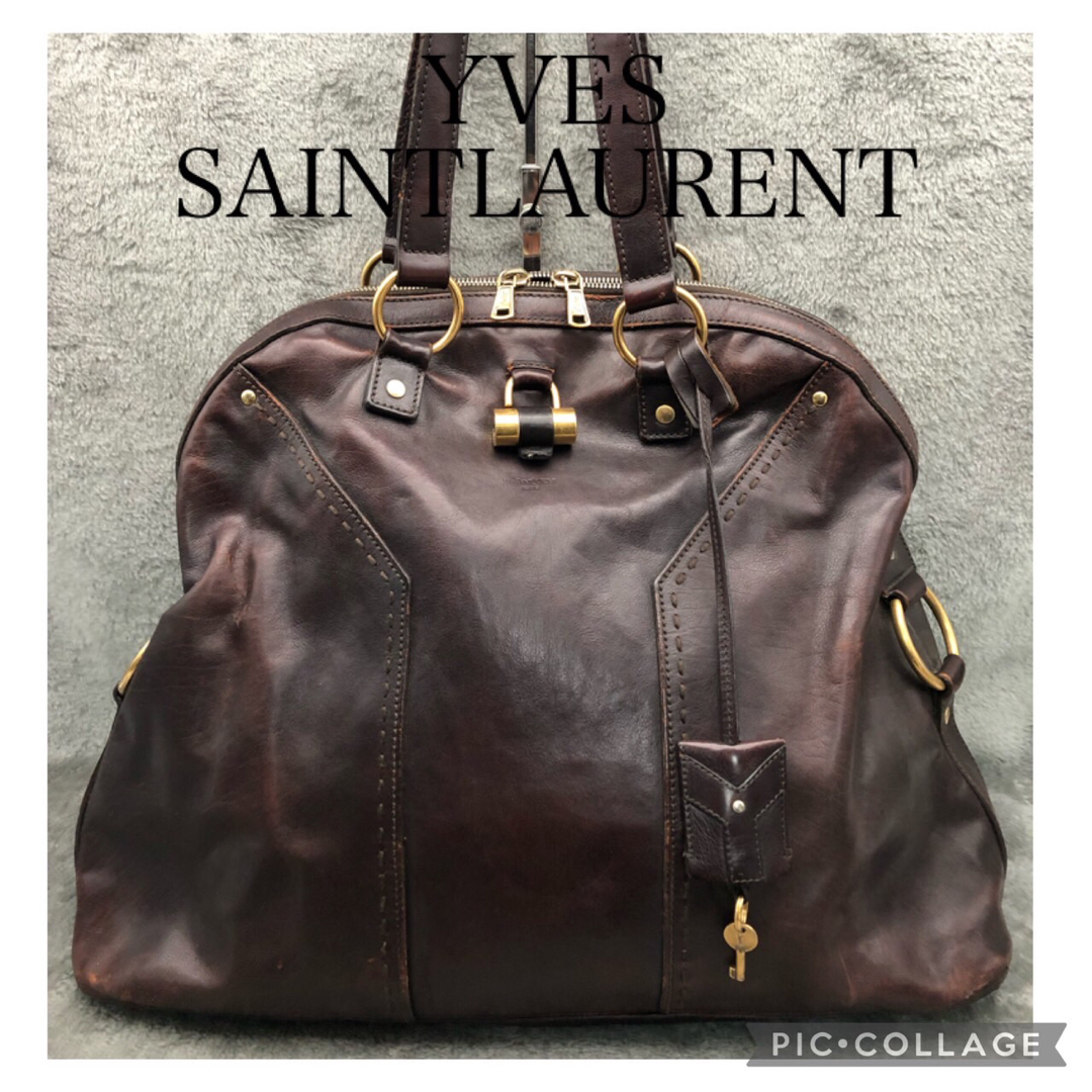 Yves Saint Laurent - イヴ・サンローラン ミューズ レザー トート