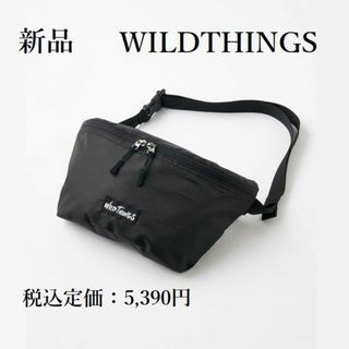 ワイルドシングス(WILDTHINGS)の【40％OFF!!】WILD THINGS ボディーバッグ スクエア型 黒 新品(ボディーバッグ)