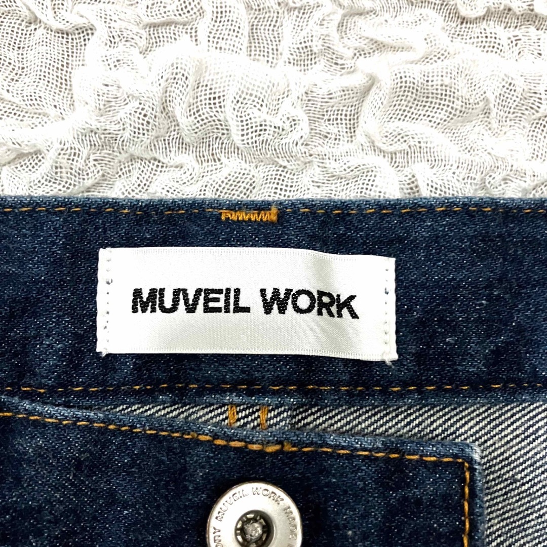 MUVEIL WORK(ミュベールワーク)のみやさん専用　MUVEIL WORK ミュベールワーク　デニムパンツ　ブルー レディースのパンツ(デニム/ジーンズ)の商品写真