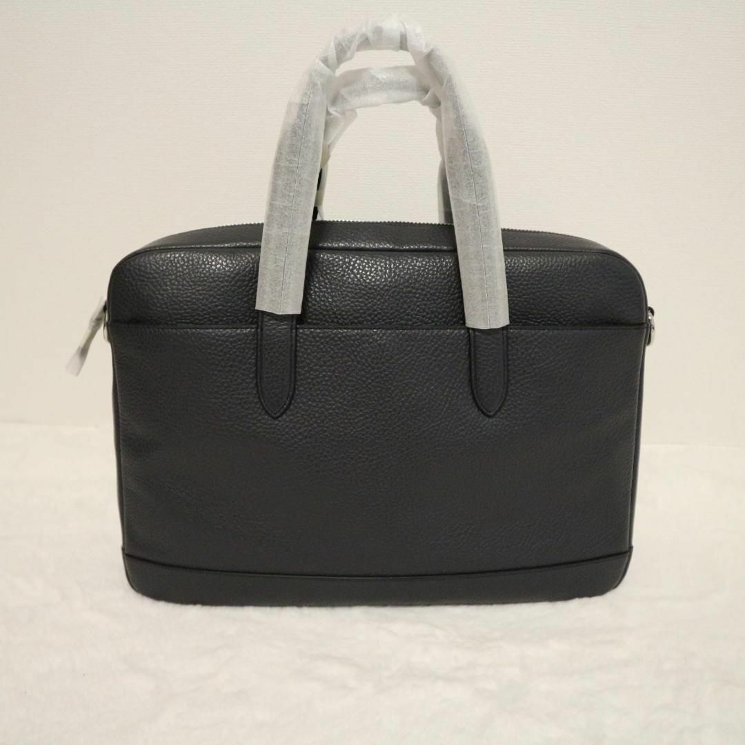 新品】 COACH ハミルトン F11319 レザー ブリーフケース ネイビー-