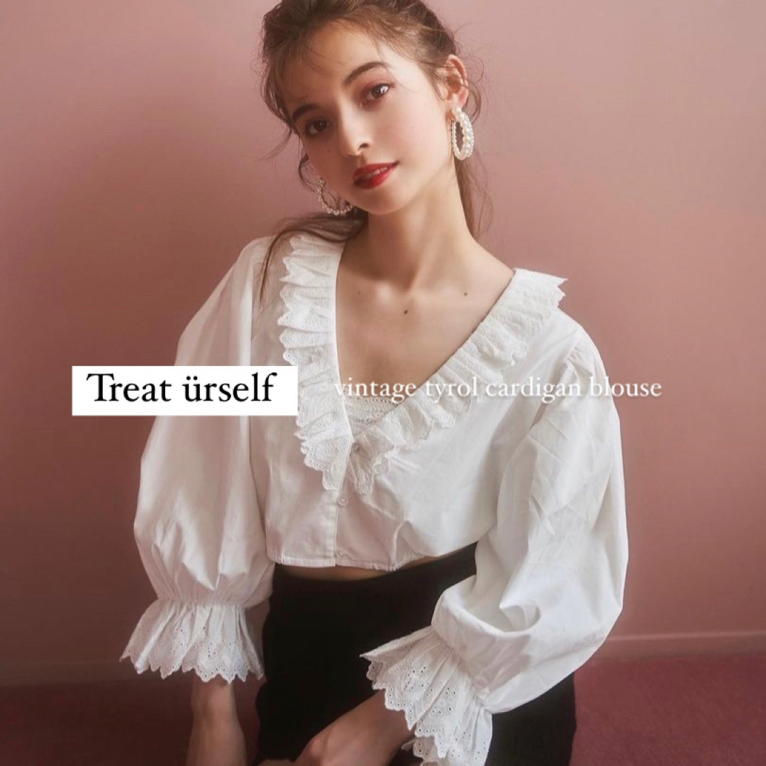 Treat ürself  vintagetyrolcardiganblouse レディースのトップス(シャツ/ブラウス(長袖/七分))の商品写真