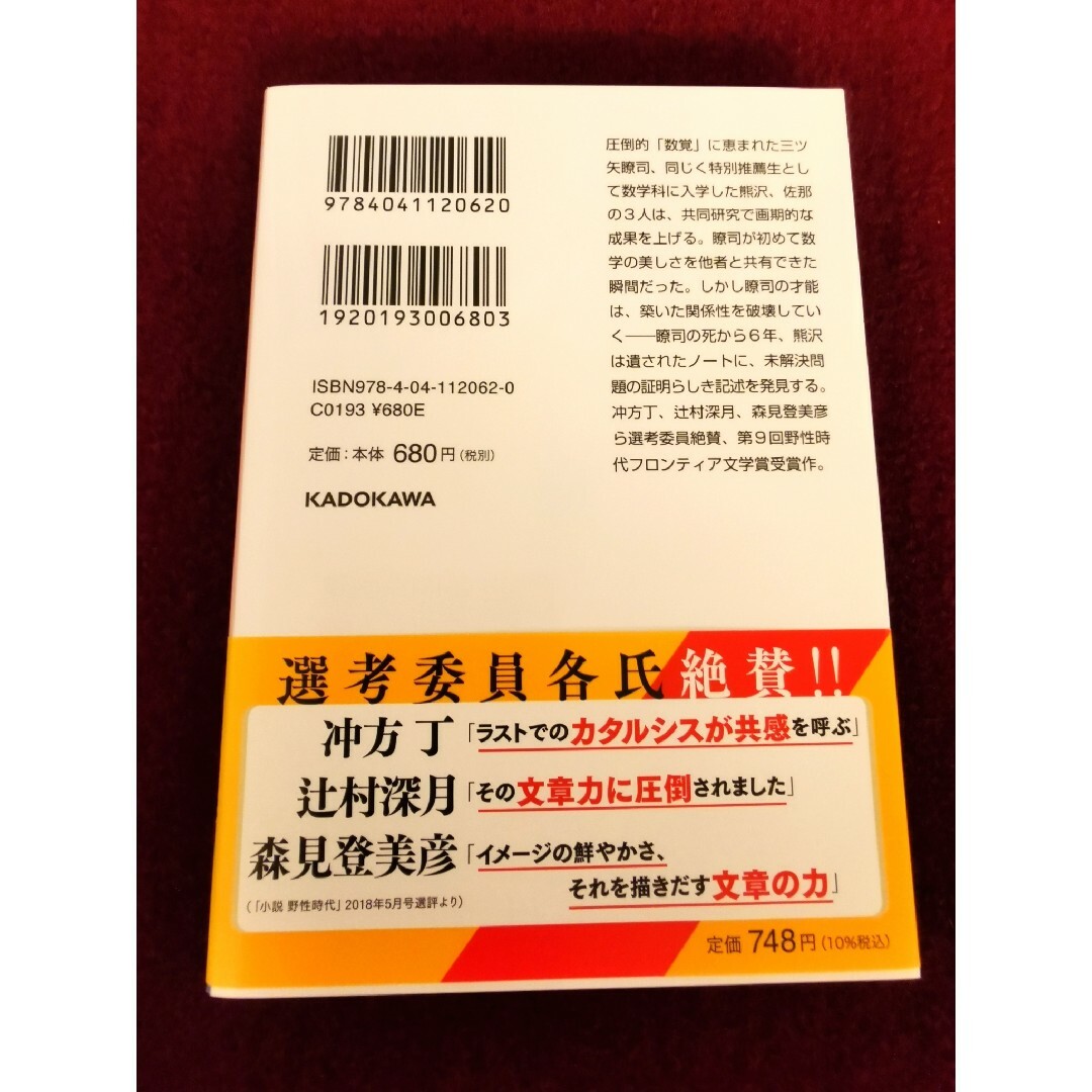 永遠についての証明 エンタメ/ホビーの本(文学/小説)の商品写真