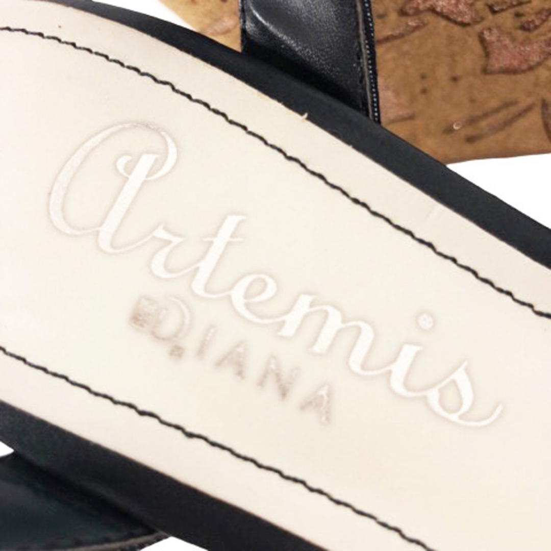 DIANA(ダイアナ)のダイアナ サンダル ストラップ ウェッジ 厚底 M 紺 青 茶 マルチカラー レディースの靴/シューズ(ハイヒール/パンプス)の商品写真