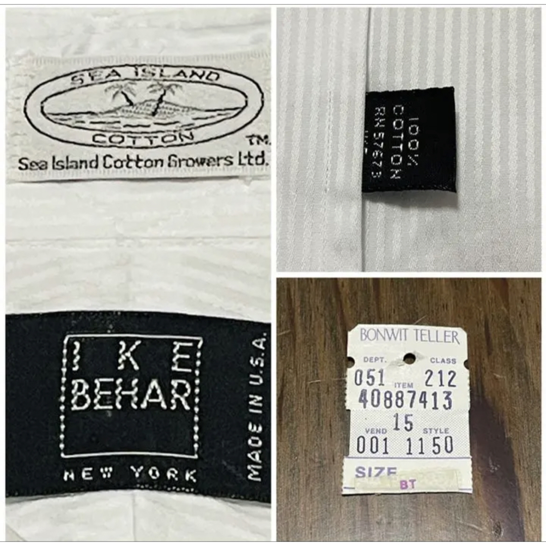 IKE BEHAR(アイクベーハー)の80s IKE BEHAR SEAISLAND COTTON SHIRT米国製 メンズのトップス(シャツ)の商品写真