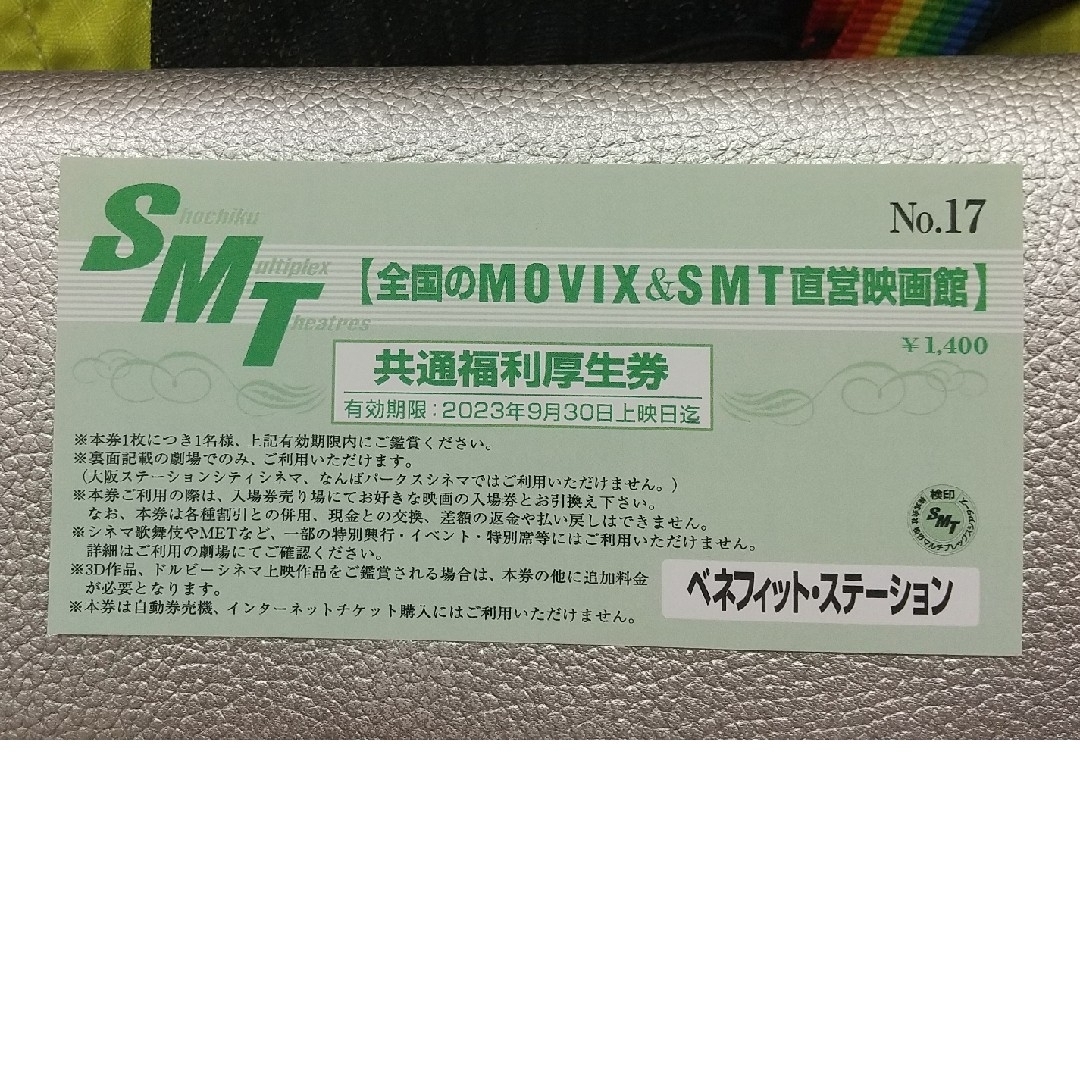 MOVIX＆SMT直営映館 映画鑑賞券【有効期限2023/9/30】 チケットの映画(その他)の商品写真