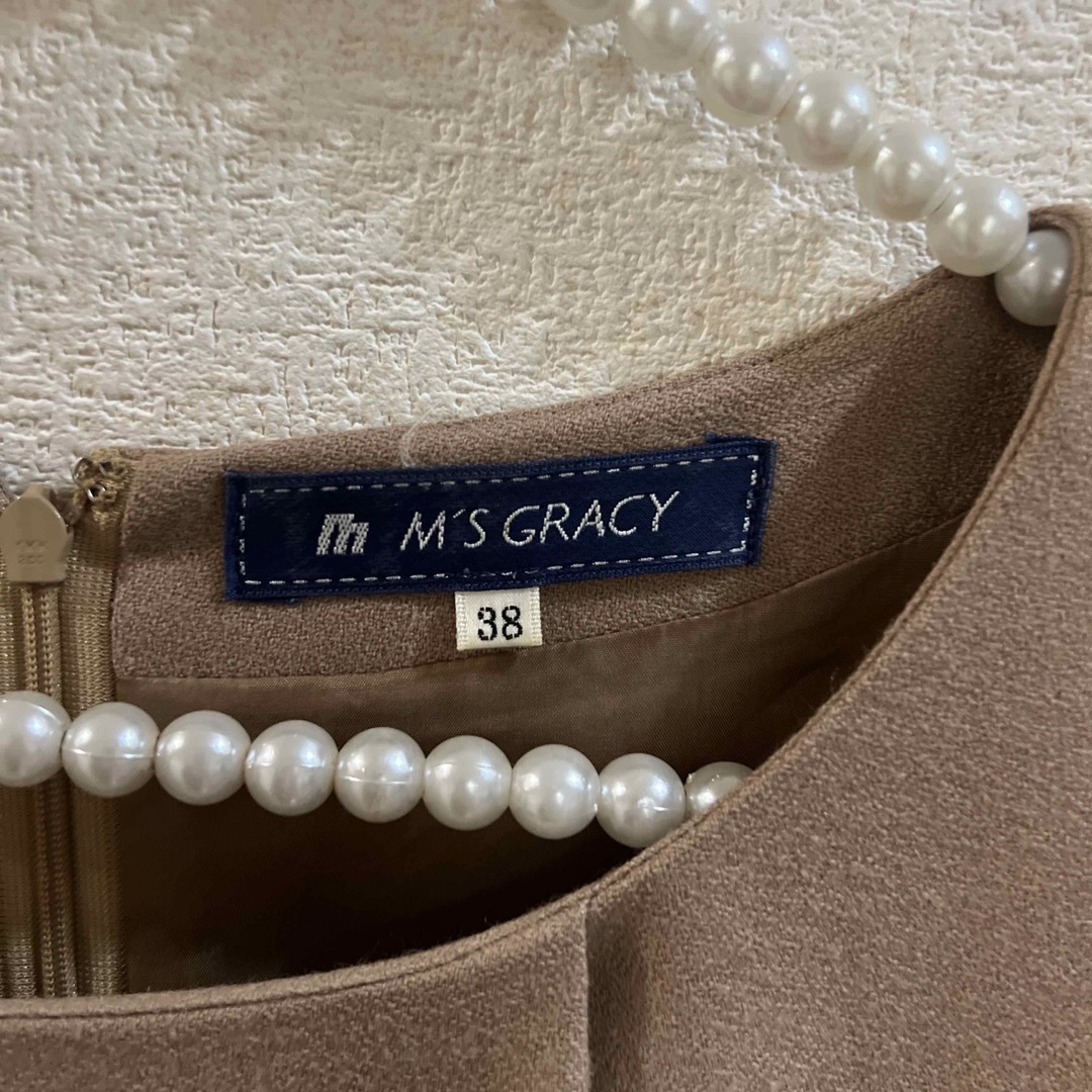 M'S GRACY(エムズグレイシー)のエムズグレイシー　ワンピース　38 レディースのワンピース(ひざ丈ワンピース)の商品写真